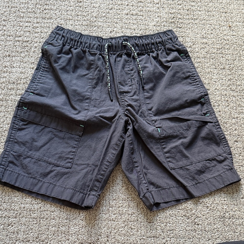 Hanna Andersson boy Dark Gray Cargo Shorts